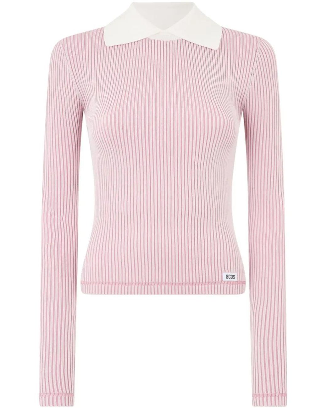 Pull En Maille Nervurée Gcds en coloris Pink