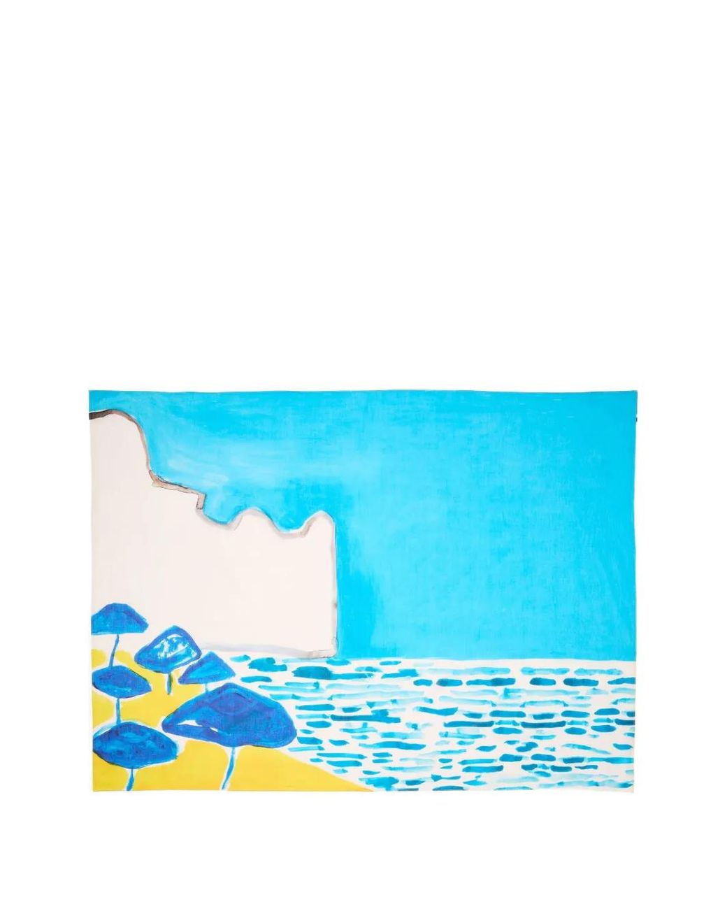 Michael Kors Blue Graphic-Print Cover-Up
