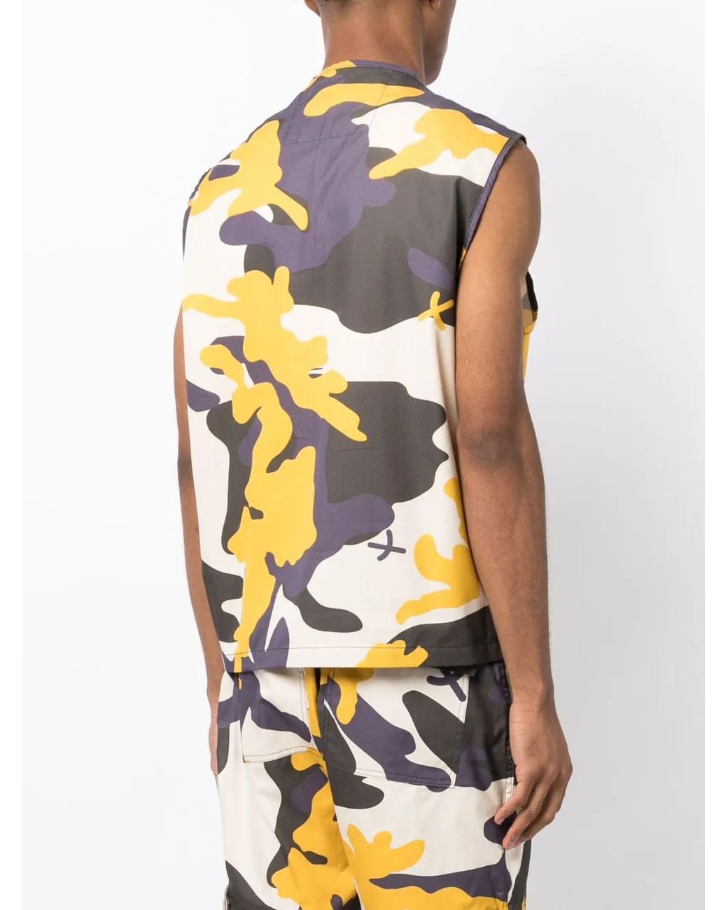 The Power for the People Natural X Levi Kiss Camo Cotton Gilet for men