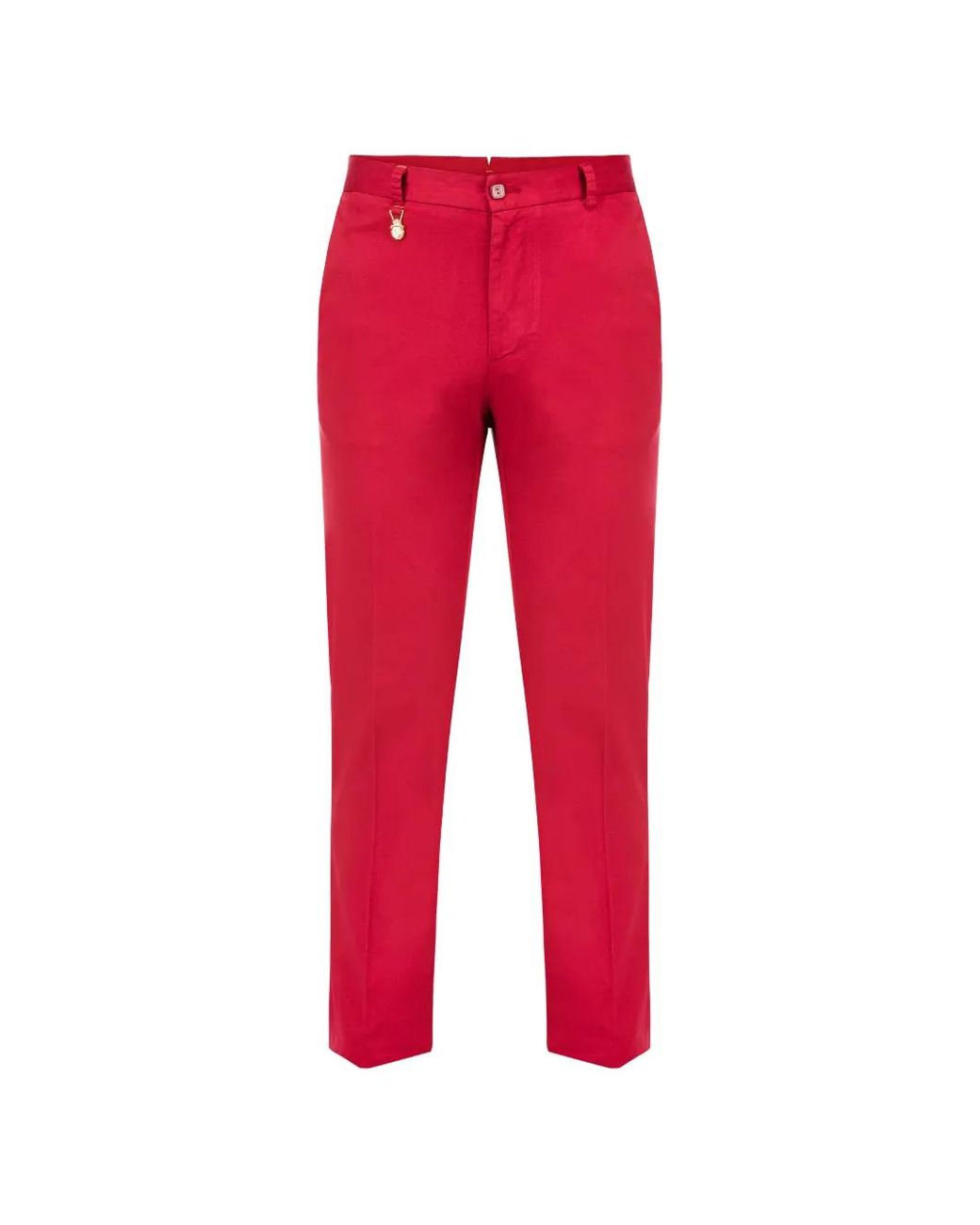 Billionaire Red Pantalon Court Boutonné for men
