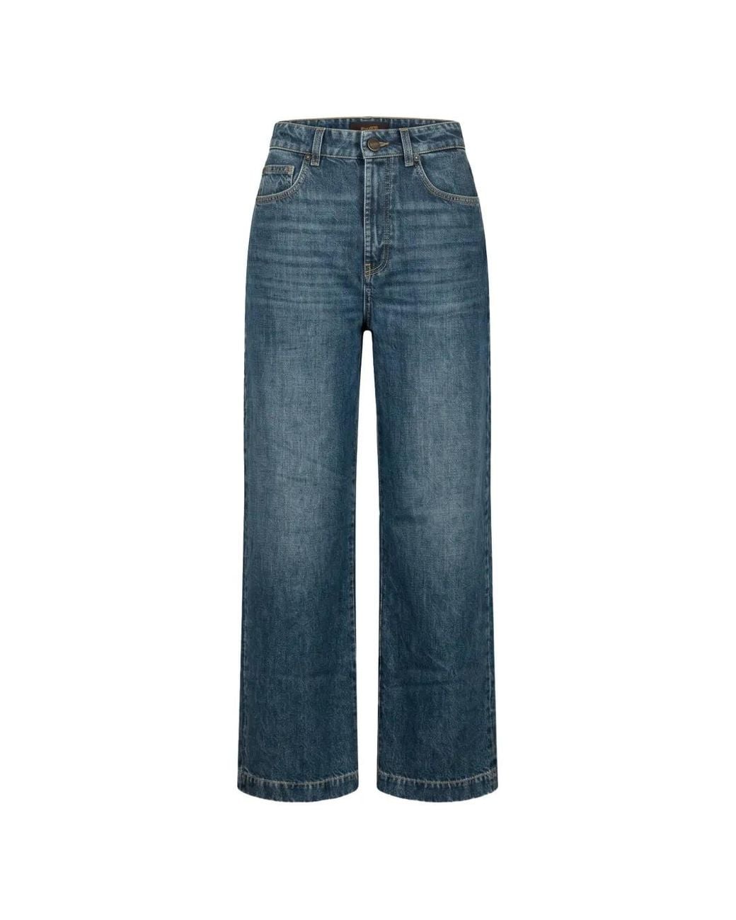 Moorer Blue Straight-Leg Jeans
