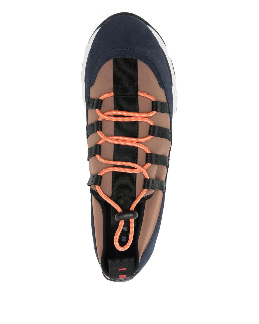 Marni Blue Lace-Up Sneakers for men