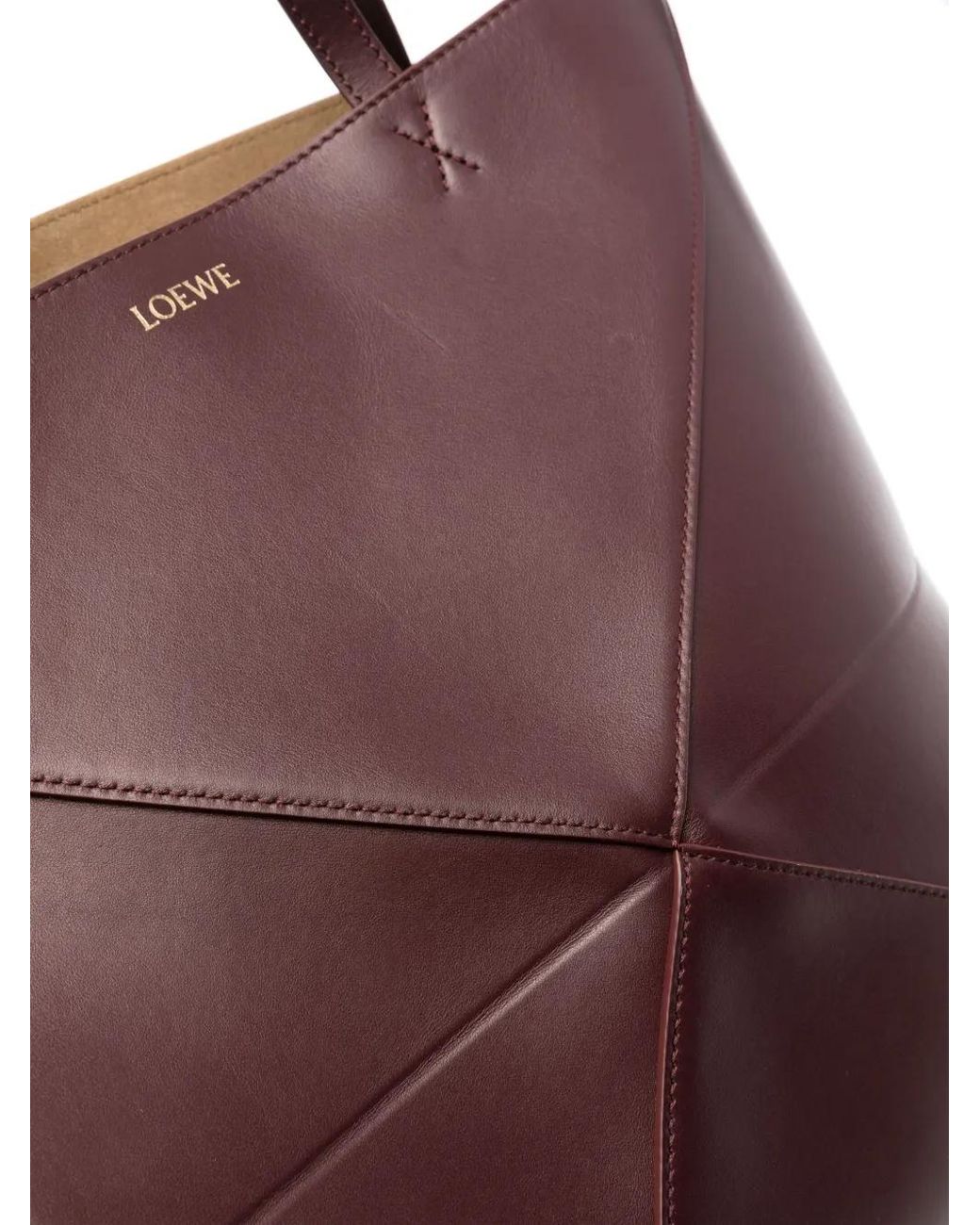 Loewe Purple Medium Puzzle Fold Tote