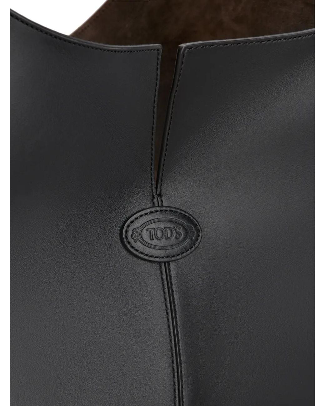 Tod's Black Di Bag Folio Shoulder Bag