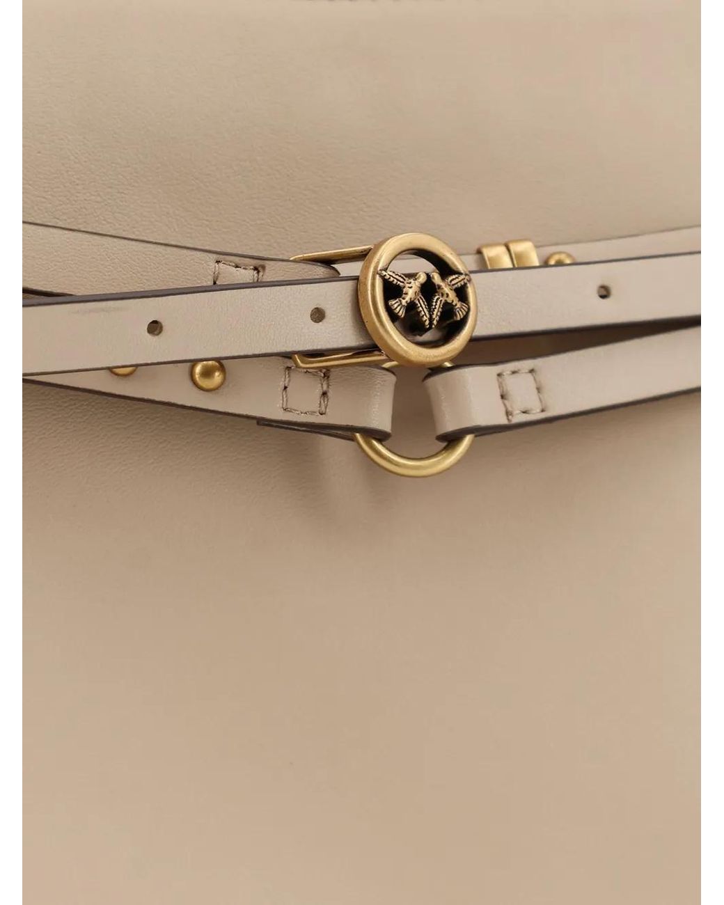 Pinko Natural Belt Classic Shoulder Bag