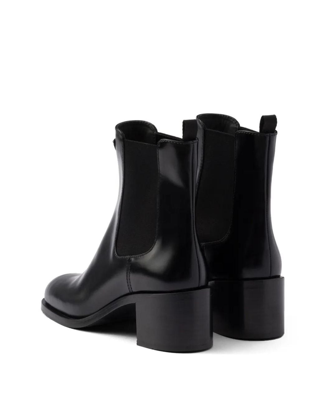 Prada Black Ankle Boots Shoes