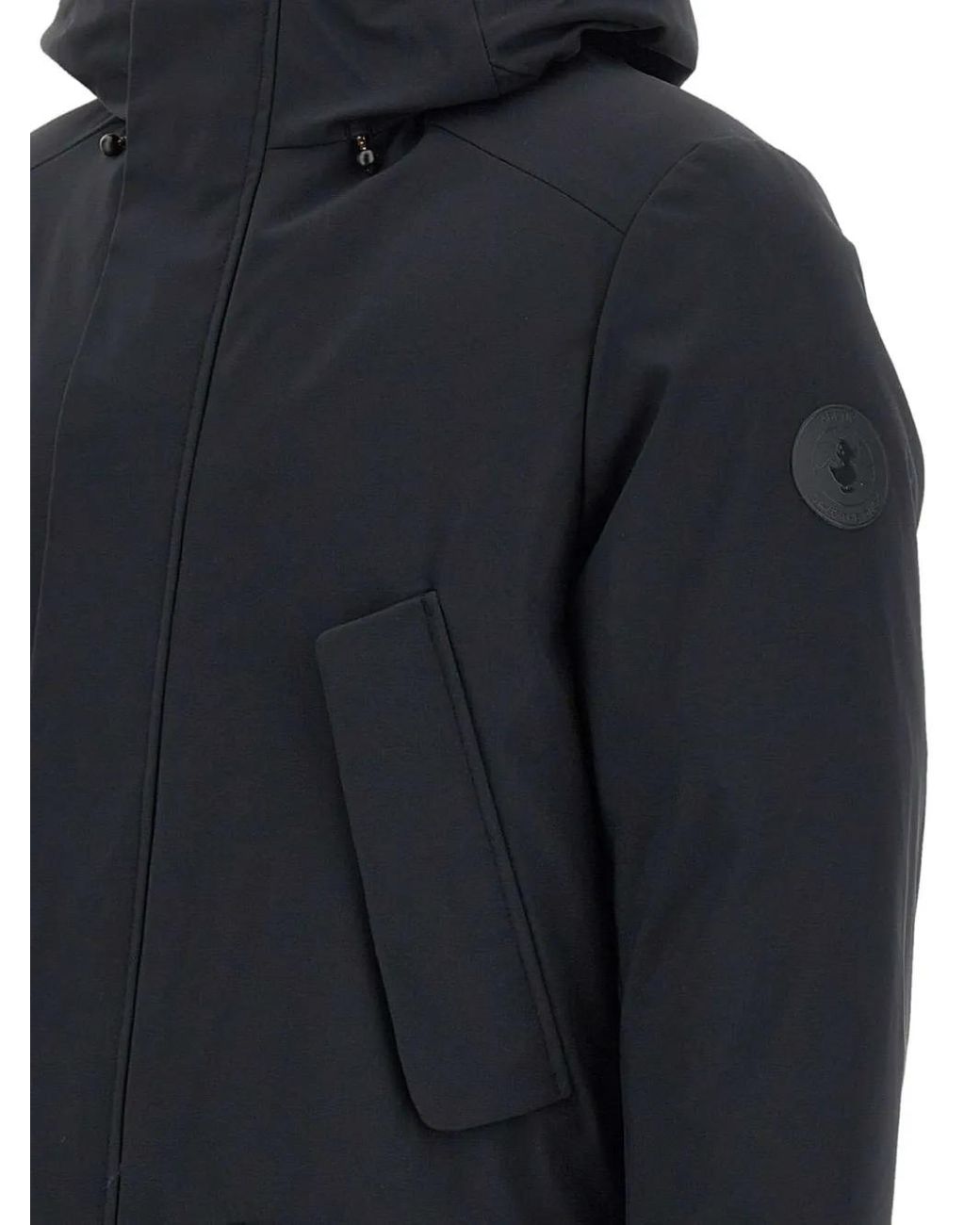 Save The Duck Blue Mod. Wilson Hooded Padded Coat for men