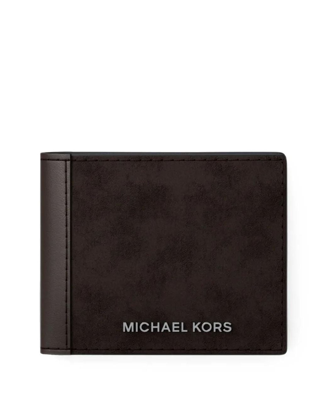 Michael Kors Black Mason Foldable Suede Wallet for men