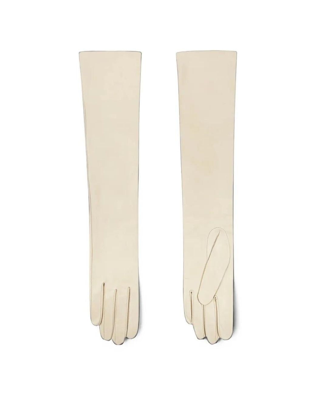 Cortana White Jin Leather Gloves