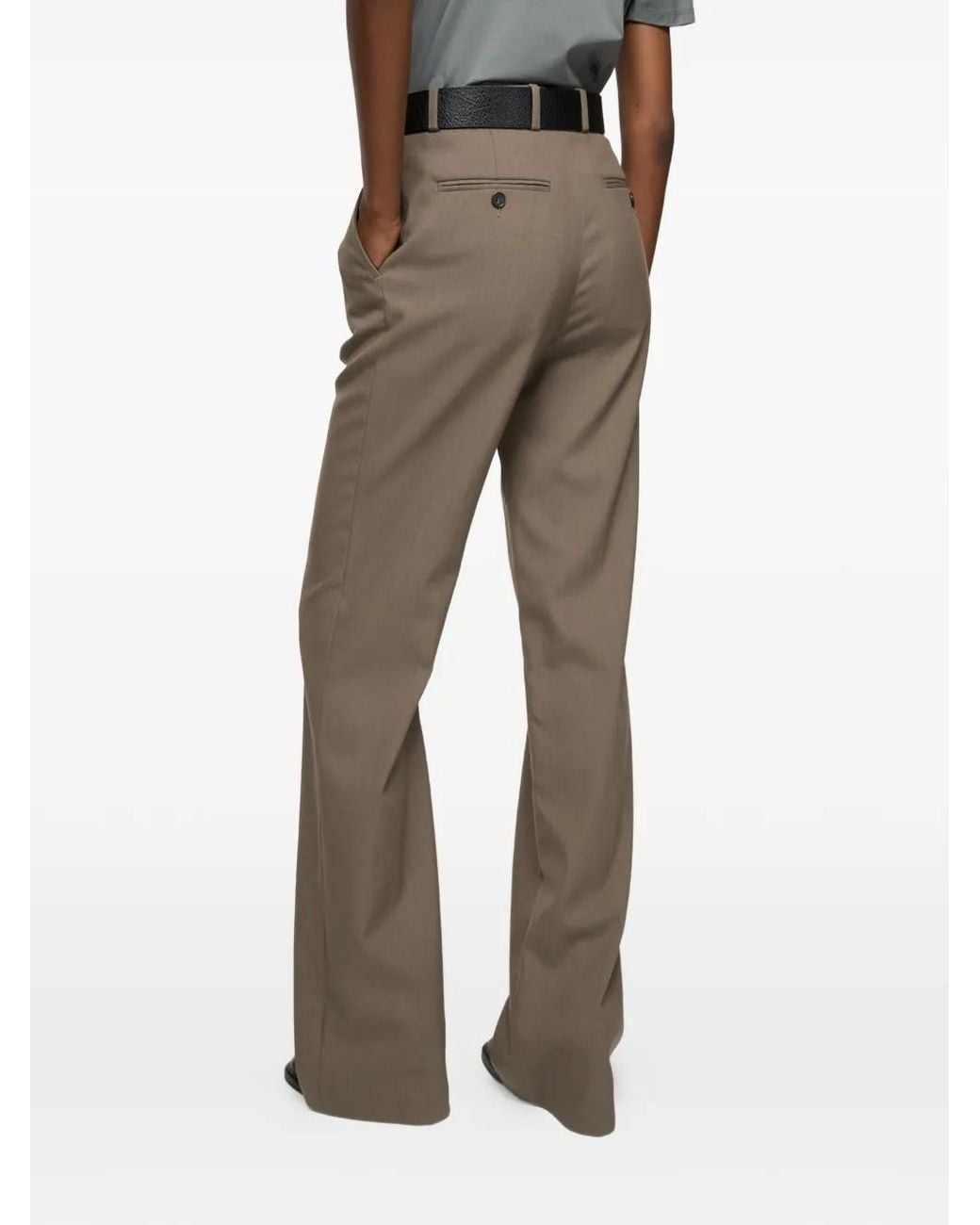 Acne Gray Button Trousers
