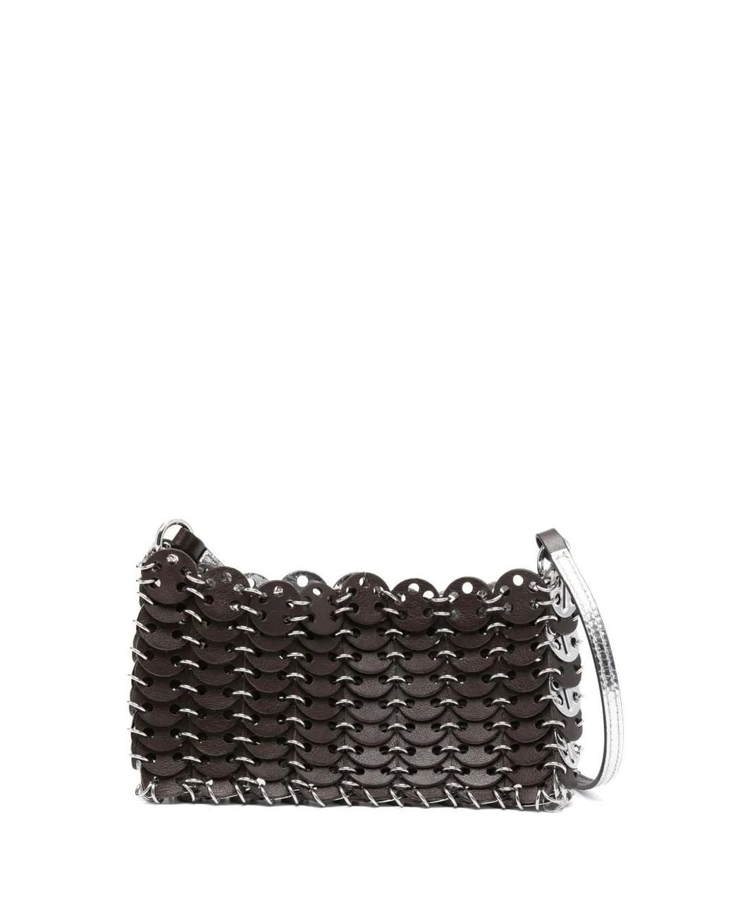 Rabanne Black Chain-Link Shoulder Bag