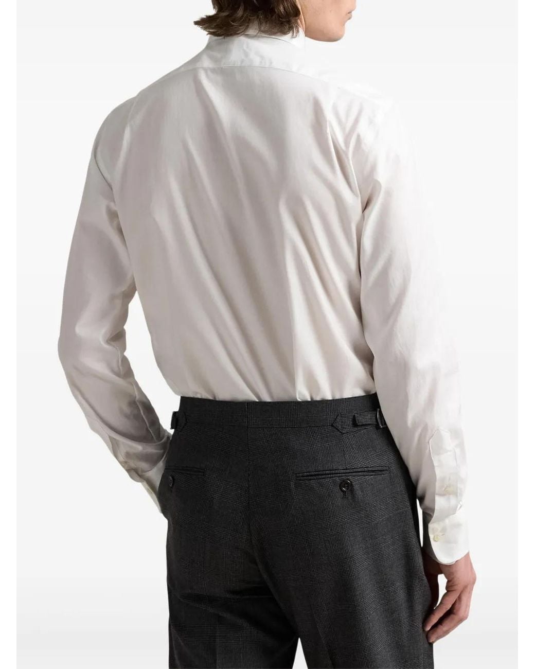 Polo Ralph Lauren White Cotton Shirt for men