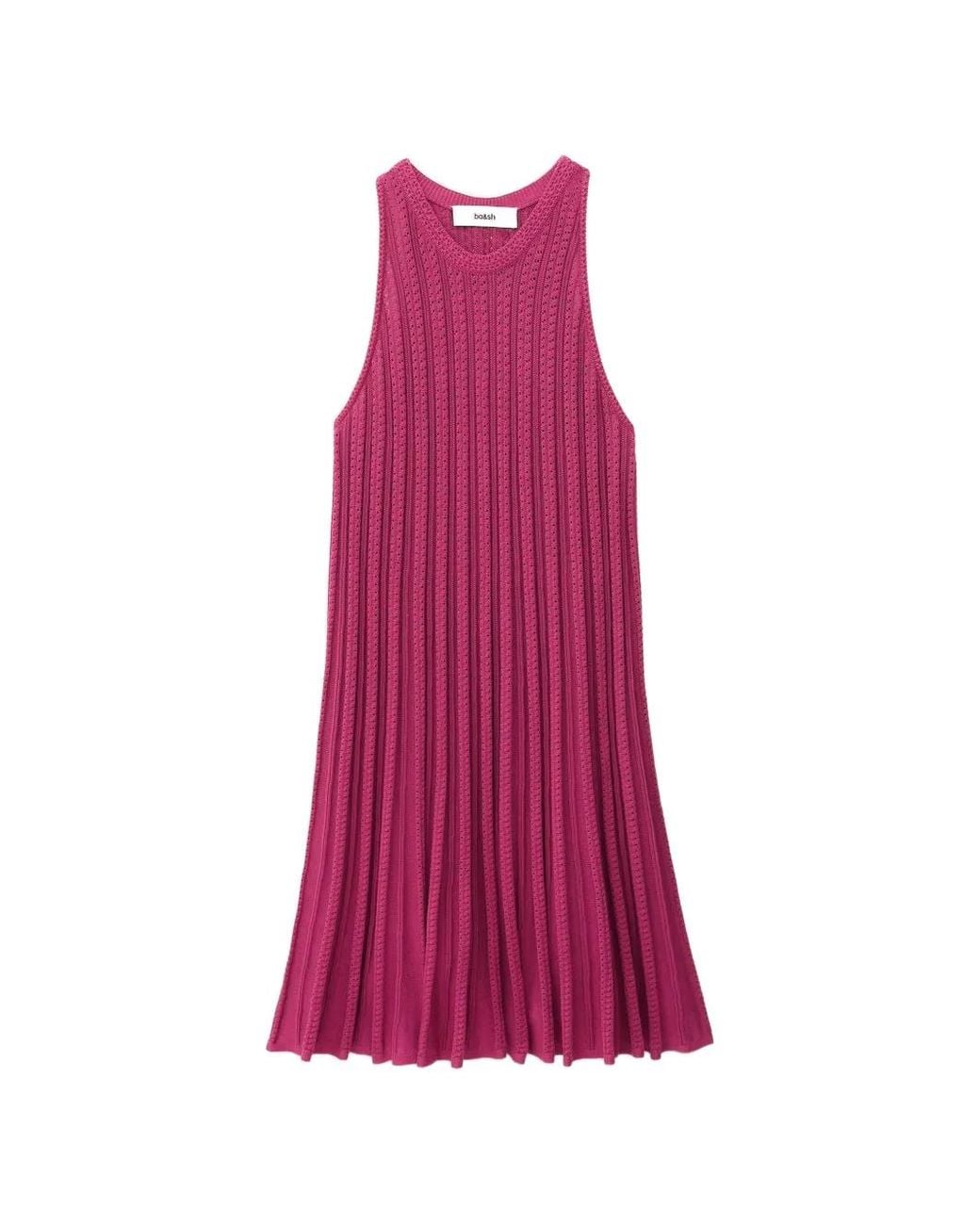 Ba&sh Purple Sinnta Mini Dress