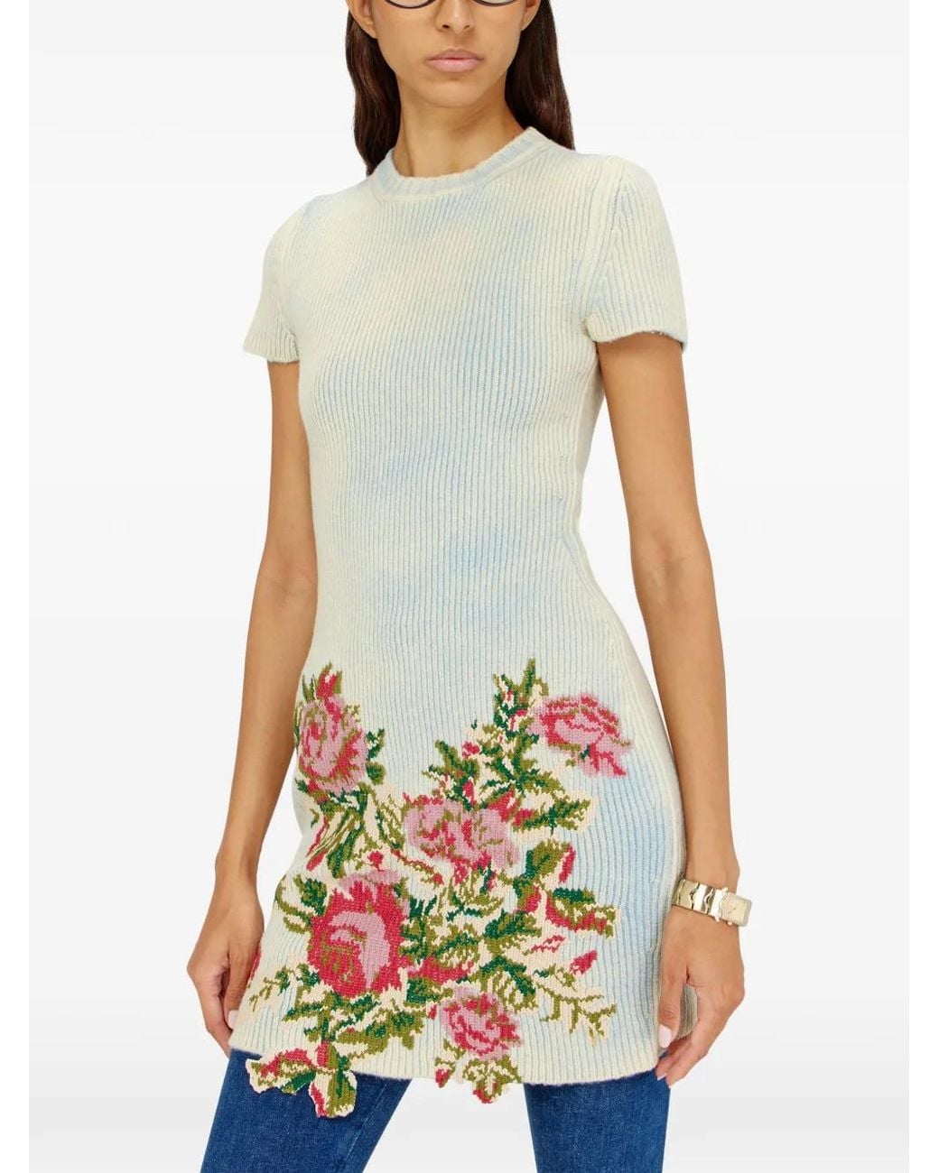 DIESEL White Short Dress