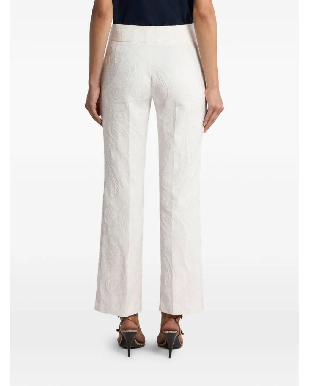 Etro Flared Broek in het White