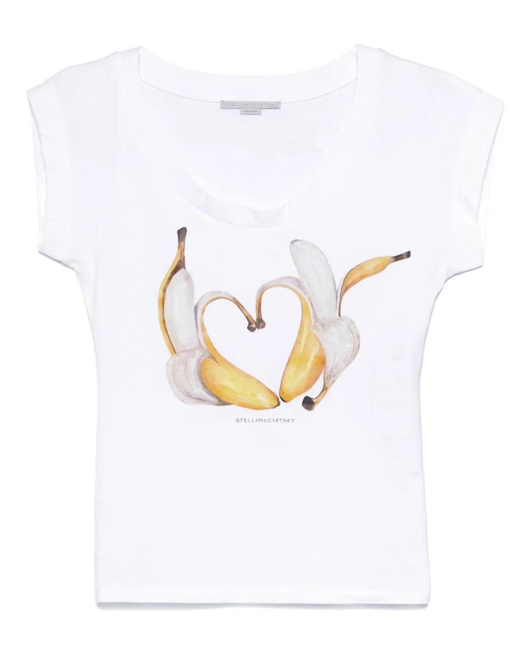 Stella McCartney White Banana T-Shirt