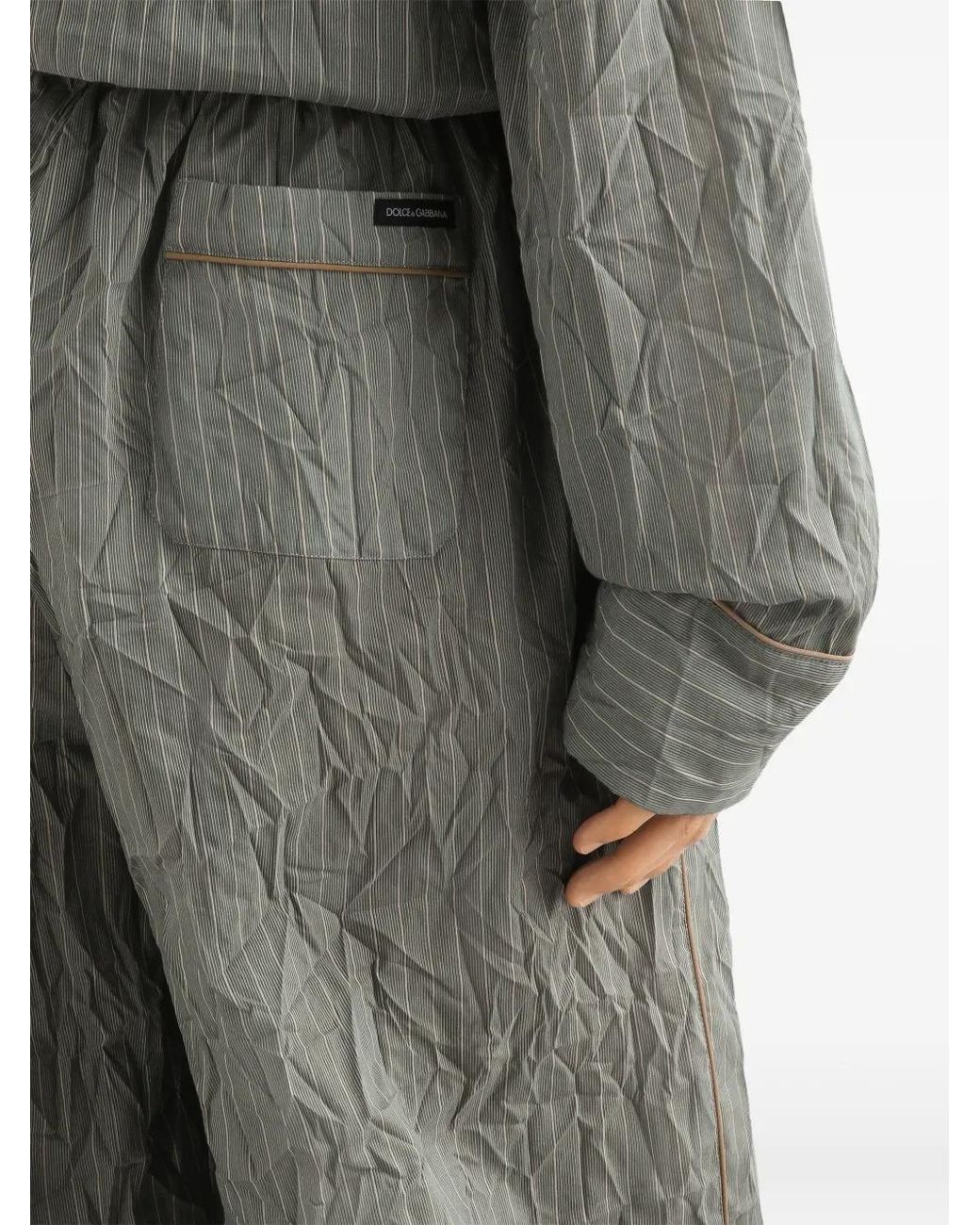 Dolce & Gabbana Gray Dolce & Gabbana Vanity Pants for men