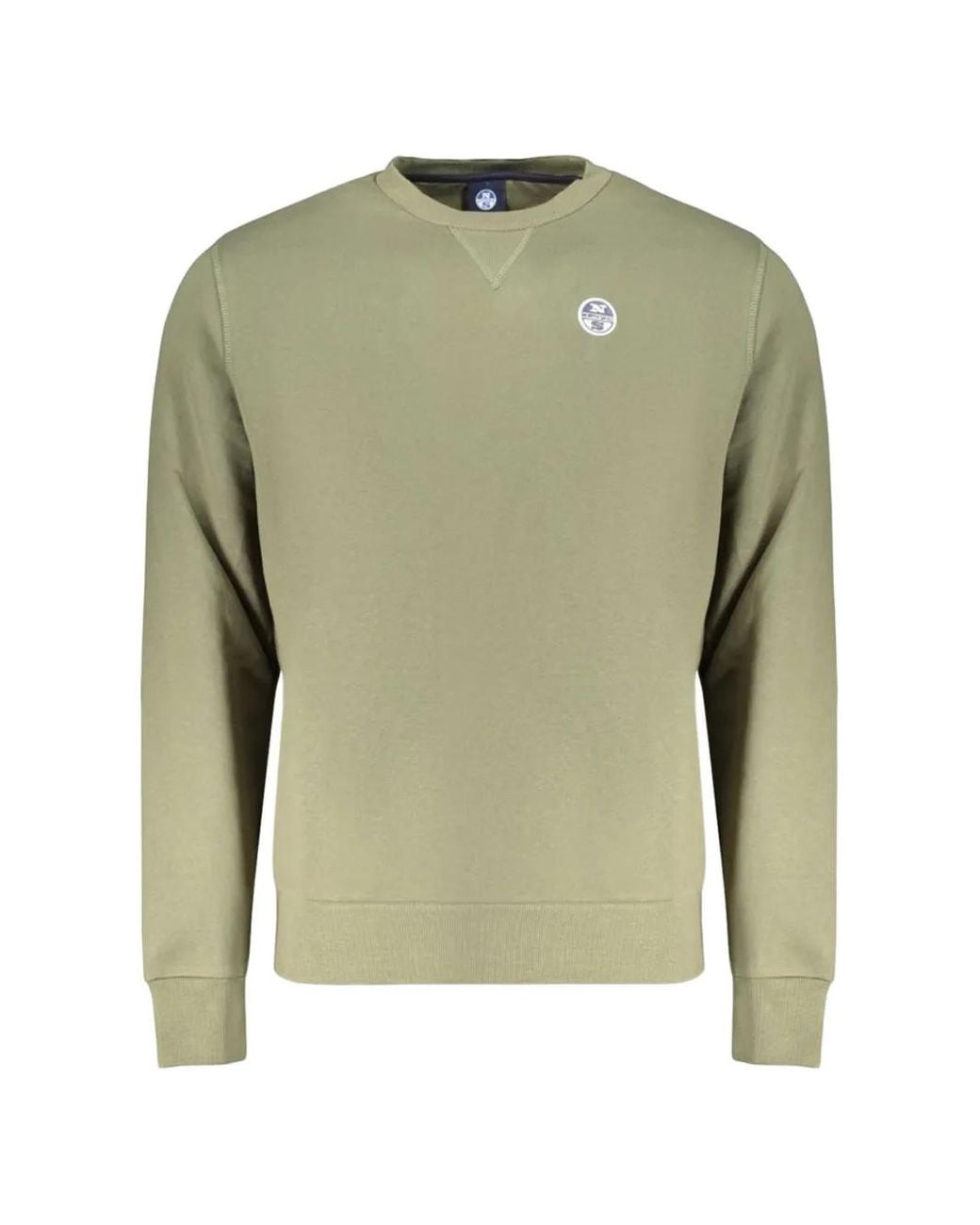 North Sails Sweatshirt Mit Logo-Patch in Green für Herren