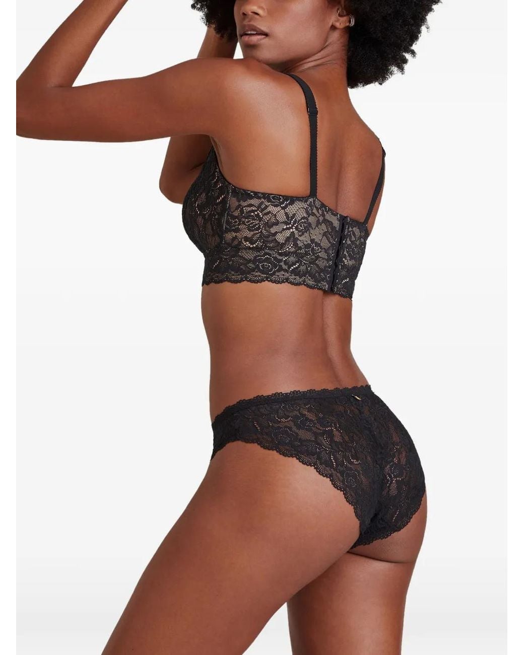 Aubade Black Rosessence Lace-Trim Bra