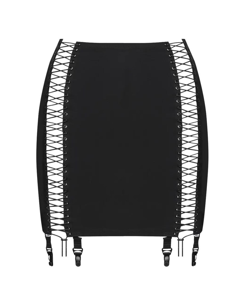 Maison Close Black Nuit Infinie Mini Skirt