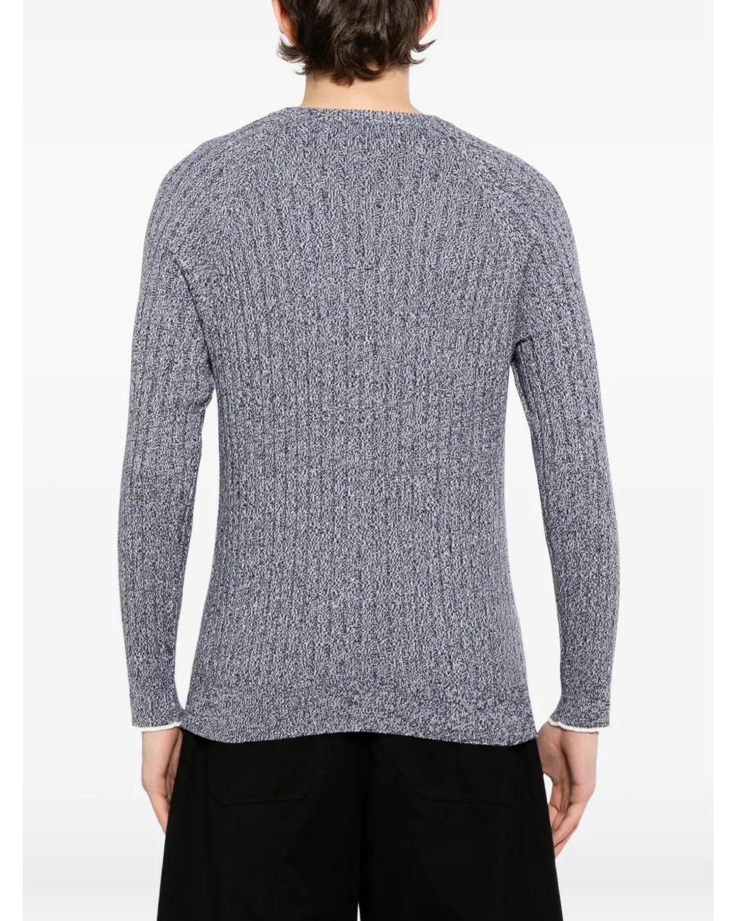 Pull En Maille Épaisse N.Peal Cashmere pour homme en coloris Gray