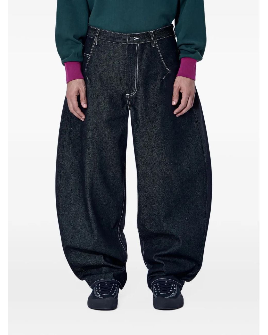 Entire studios Blue Wide-Leg Jeans