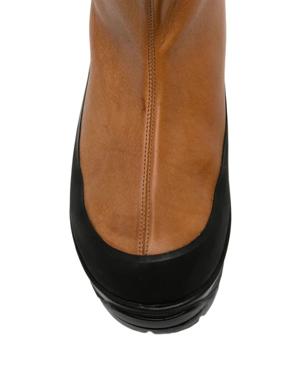 Diemme Brown Bottines Badia En Cuir À Doublure En Peau Lainée for men