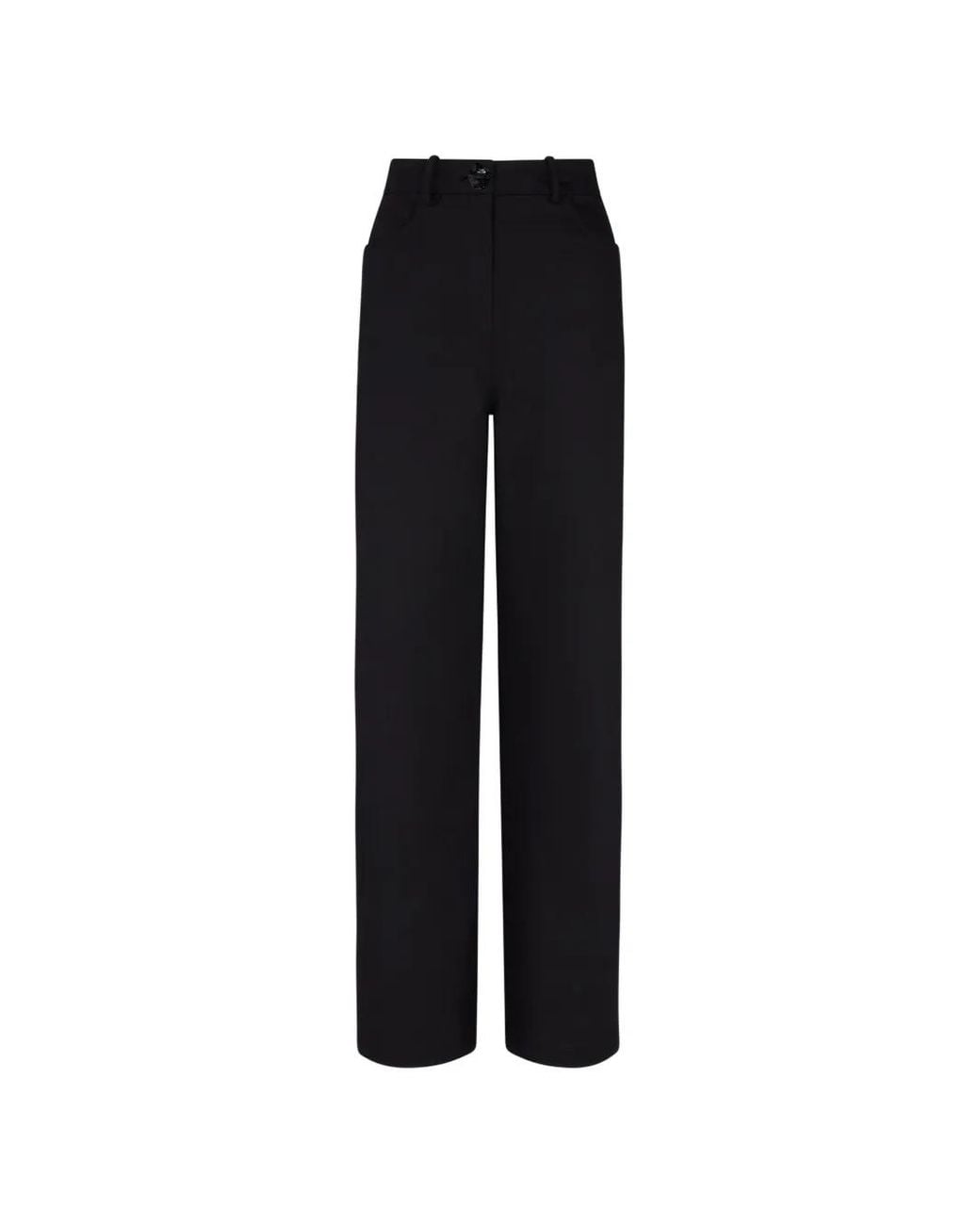 Violante Nessi Black Lily High-Rise Pocket Jeans