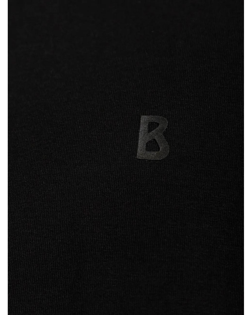 Bogner Black Ryan Logo-Print T-Shirt for men