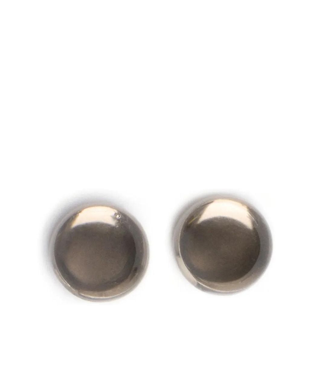 Fabiana Filippi Gray Round Stud Earrings