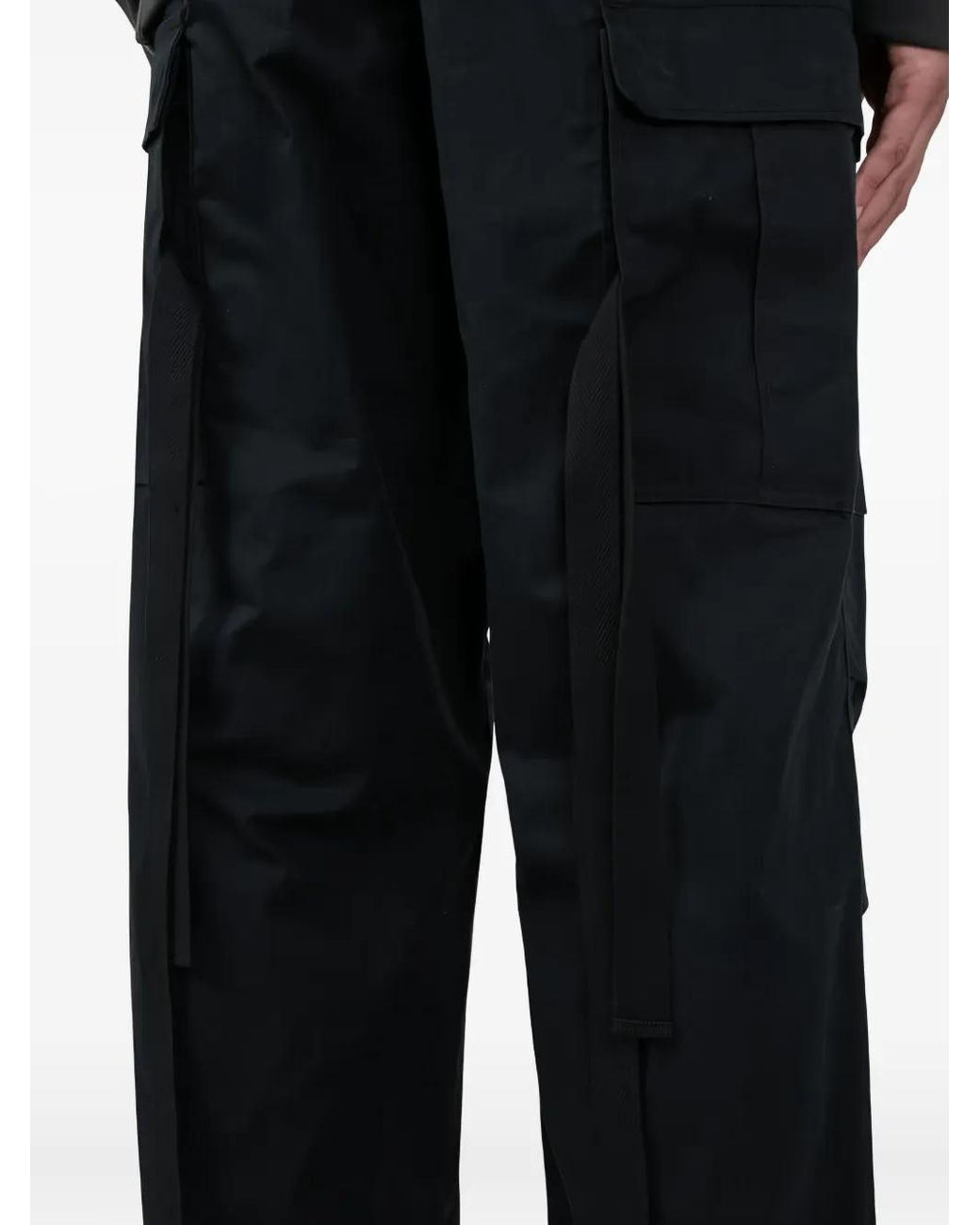 Cargo Ripstop di Sacai in Black da Uomo