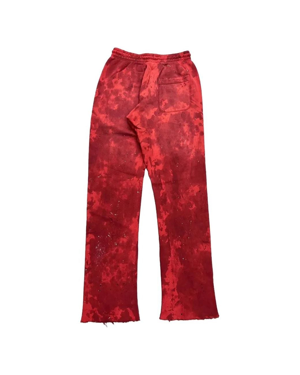 HELLSTAR Red Tie-Dye Track Pants for men