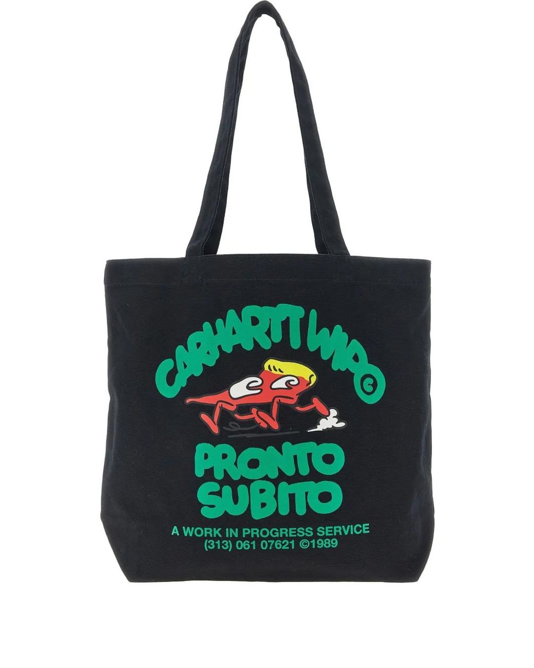 Carhartt Blue Graphic-Print Tote Bag for men