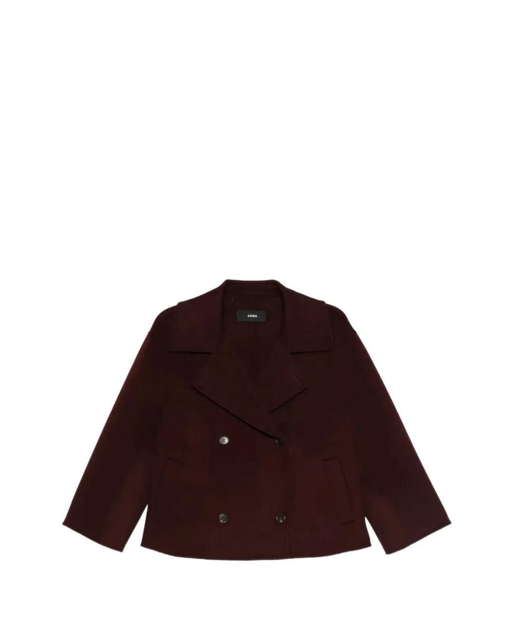 Arma Brown Manteau Manila À Boutonnière Croisée