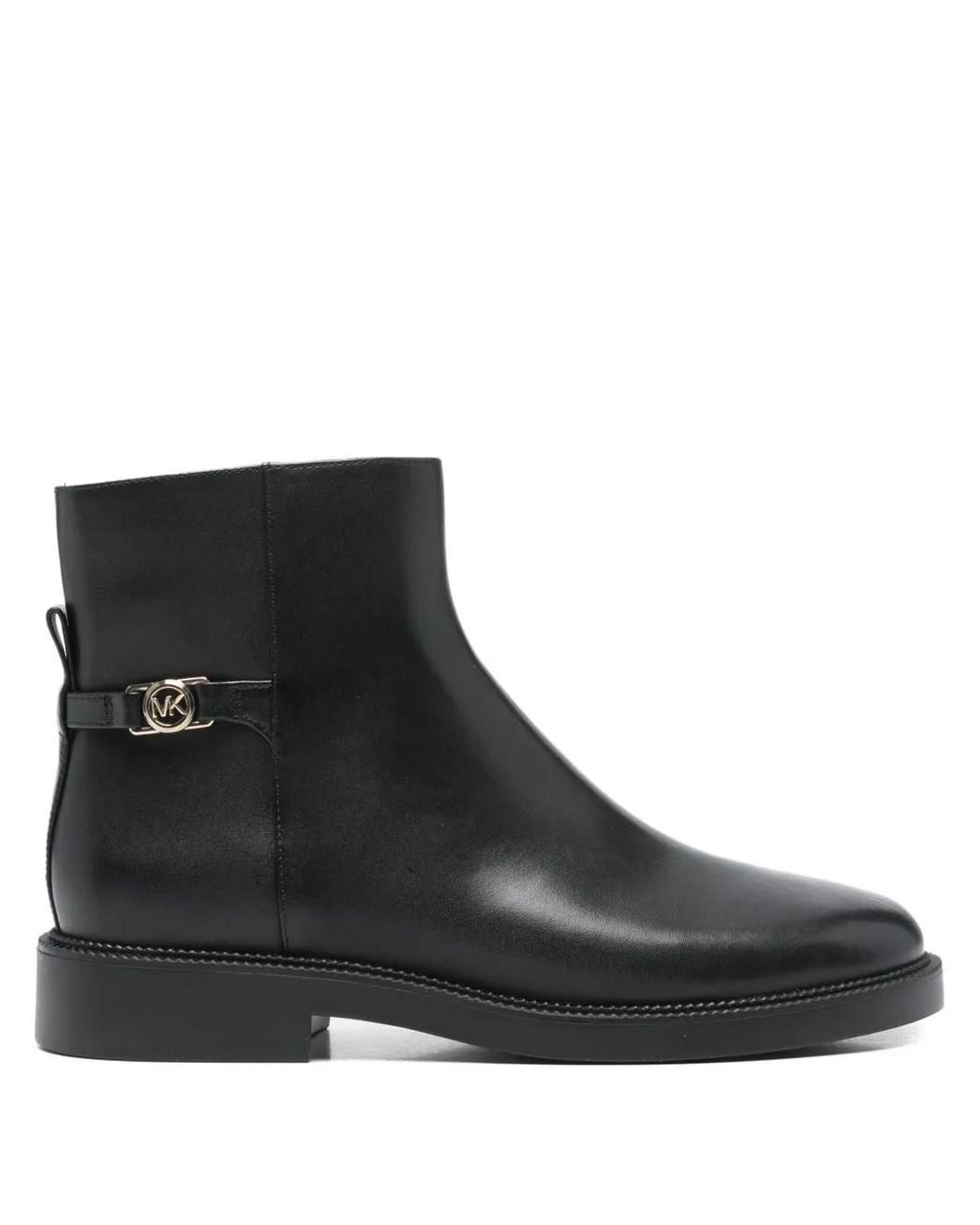 MICHAEL Michael Kors Black Mandy Side-Zip Ankle Boots
