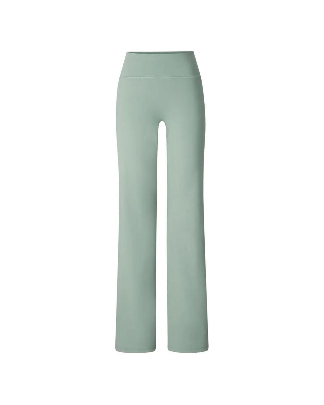 Bogner Fire + Ice Green Lathi Flared-Leg Leggings