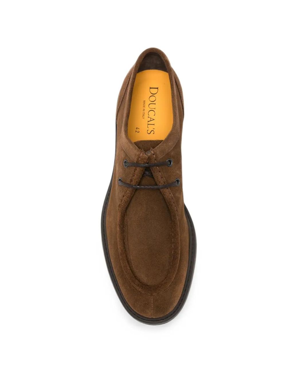 Doucal's Brown Janus Suede Loafers for men