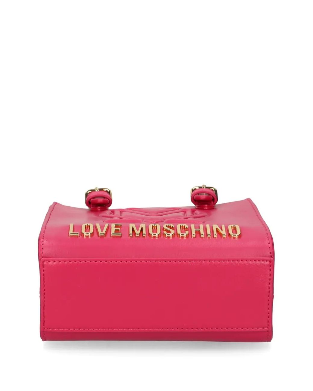 Love Moschino Pink Logo-Lettering Tote Bag