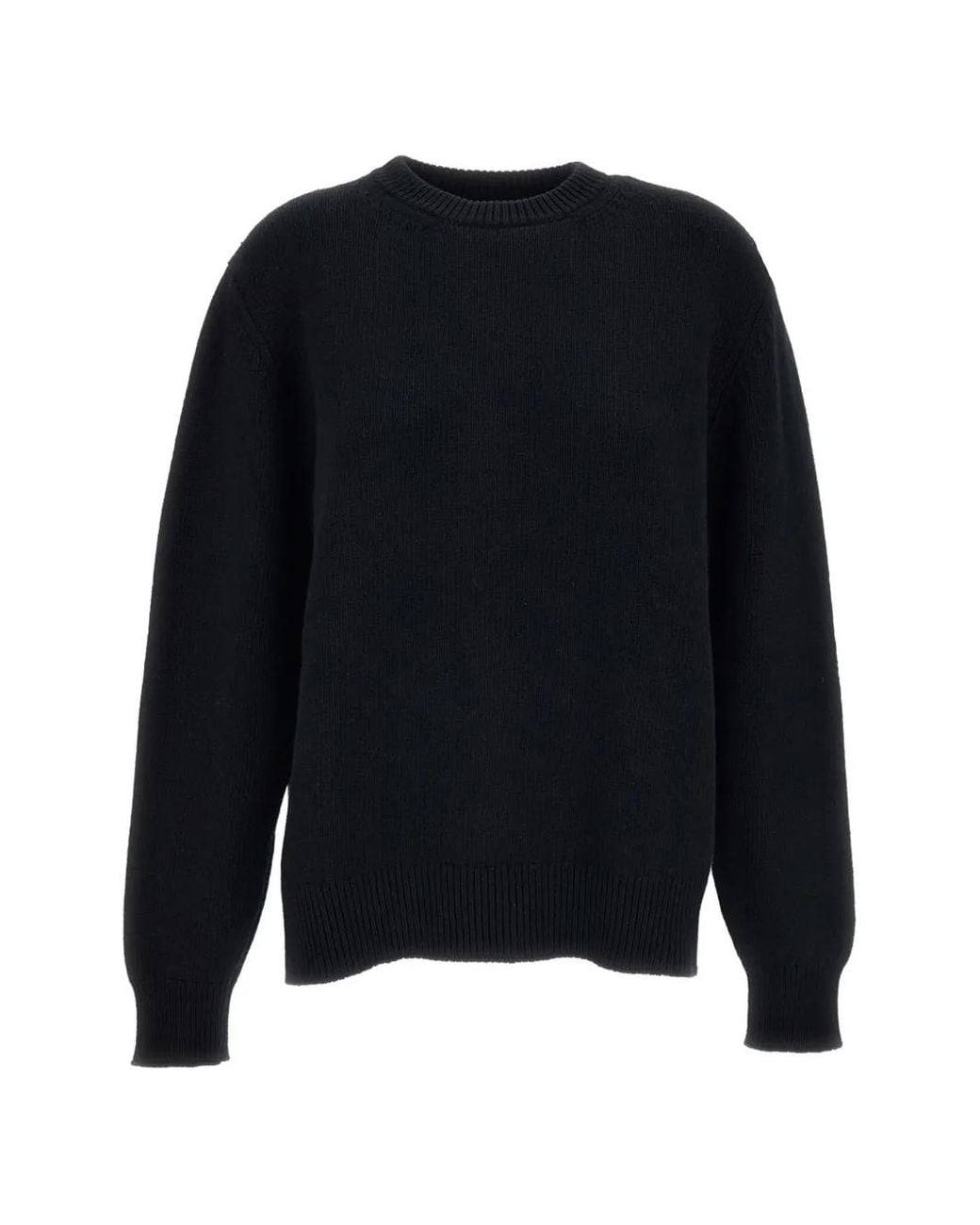 Barrie Black Scottish Flower-Motif Sweater