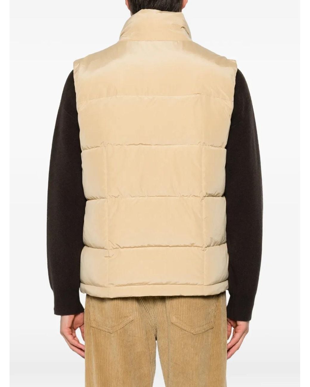 Drole de Monsieur Natural Quilted Padded Gilet for men