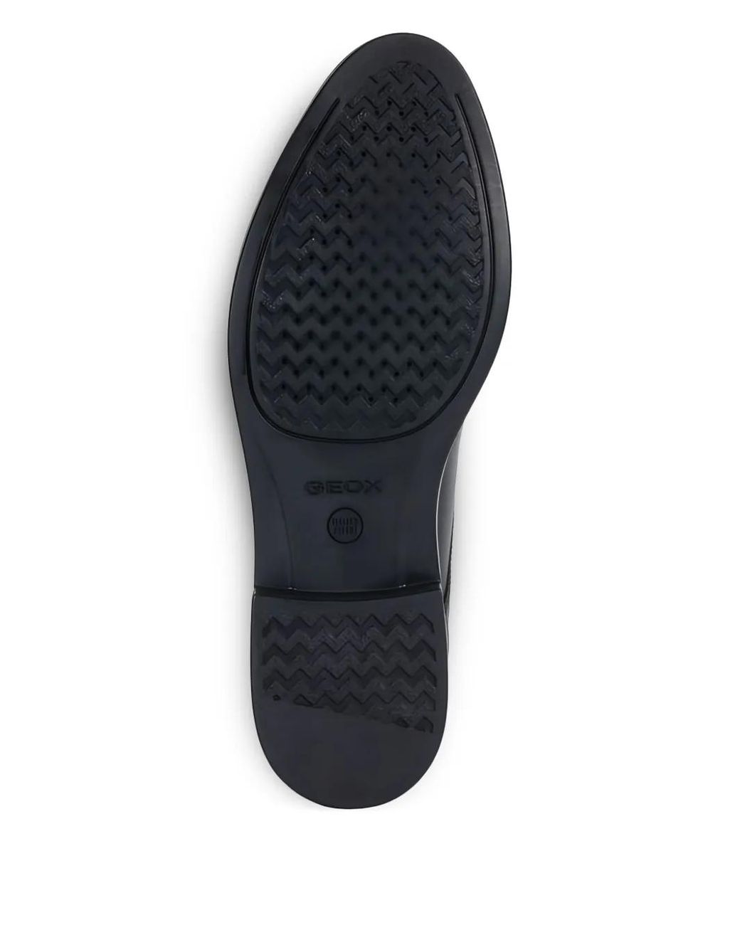 Geox Black Gladwin Lace-Up Leather Shoes for men