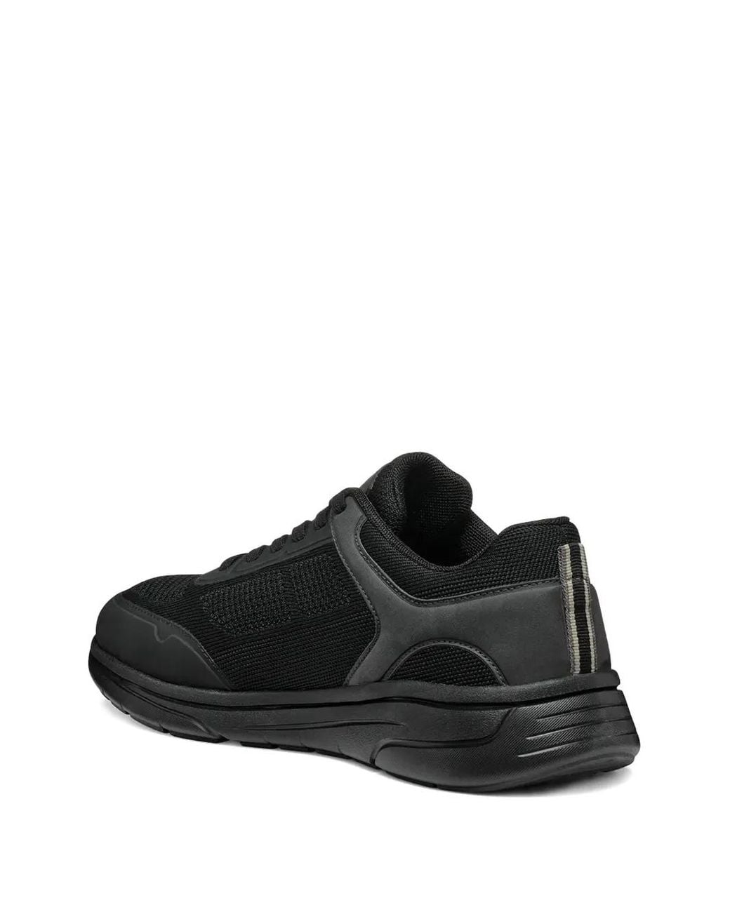 Geox Black Mesh-Panels Sneakers for men