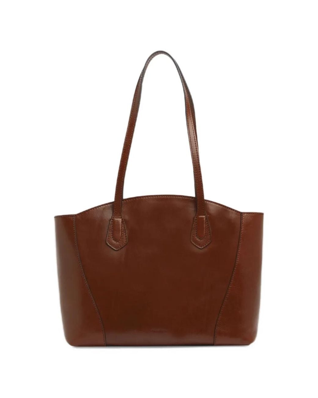 The Bridge Leather Shoulder Bag in Brown | Lyst