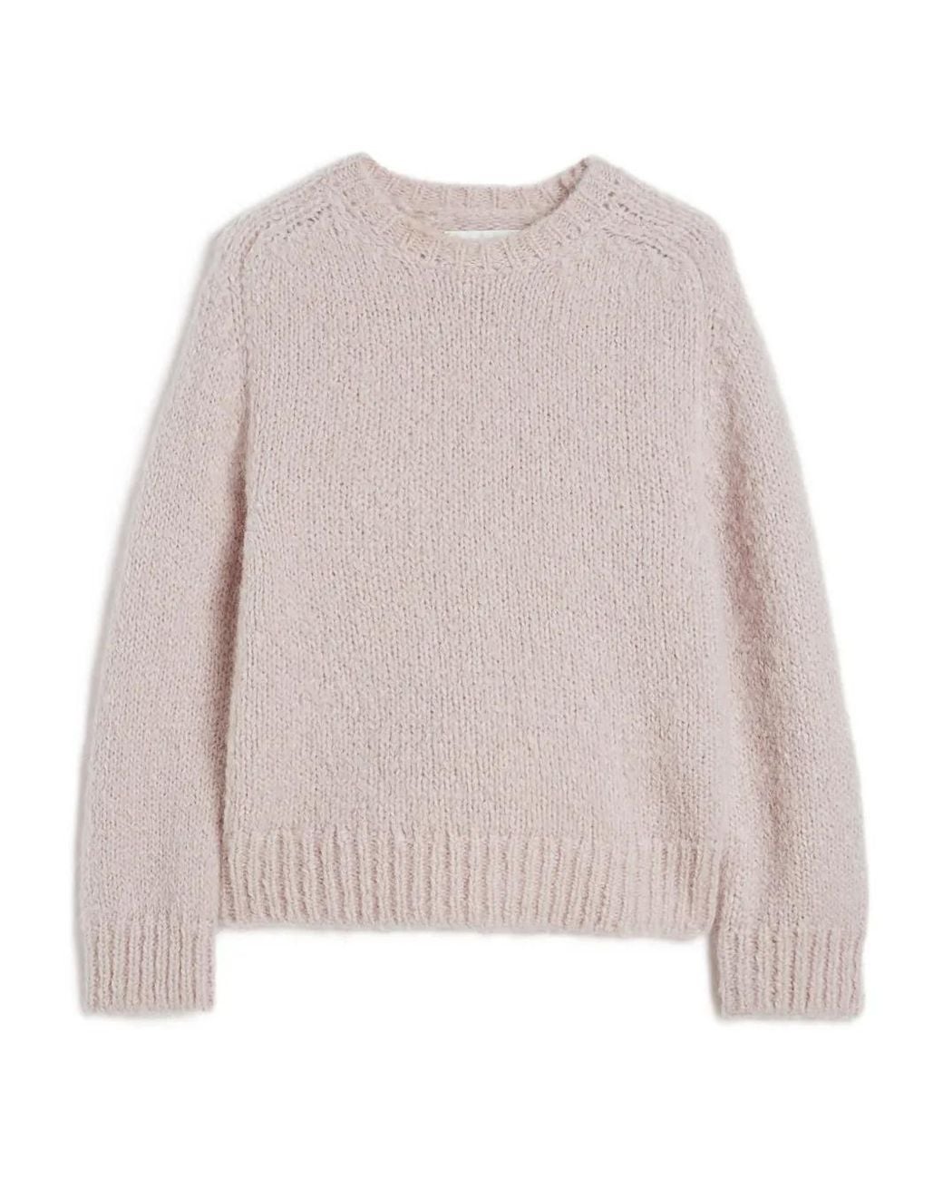 Jil Sander Natural Wool Crewneck Jumper
