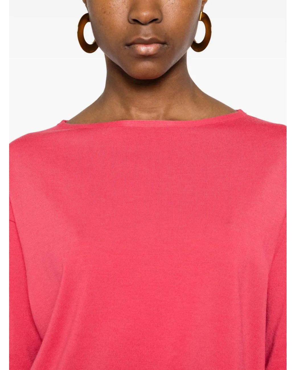 Hemisphere Pink Long-Sleeve T-Shirt