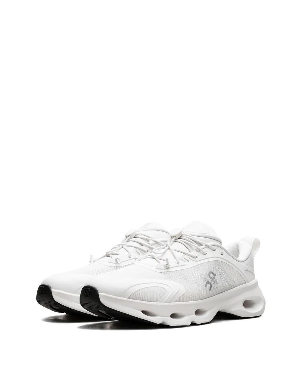 On Shoes White X Loewe Cloudsolo Sneakers