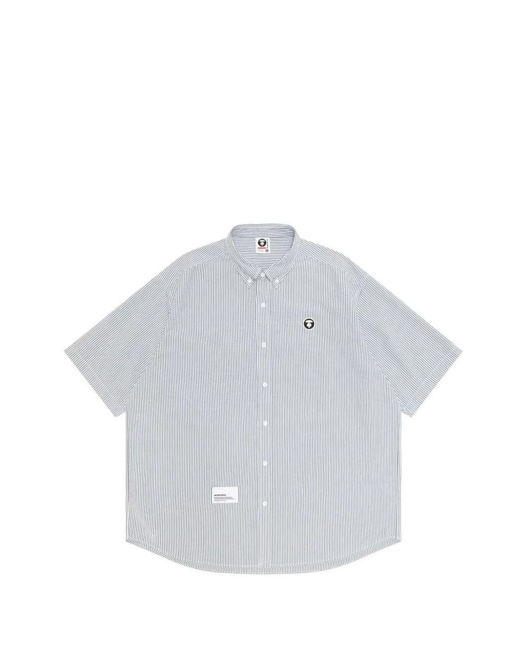 Aape By A Bathing Ape White Striped Shirt for men