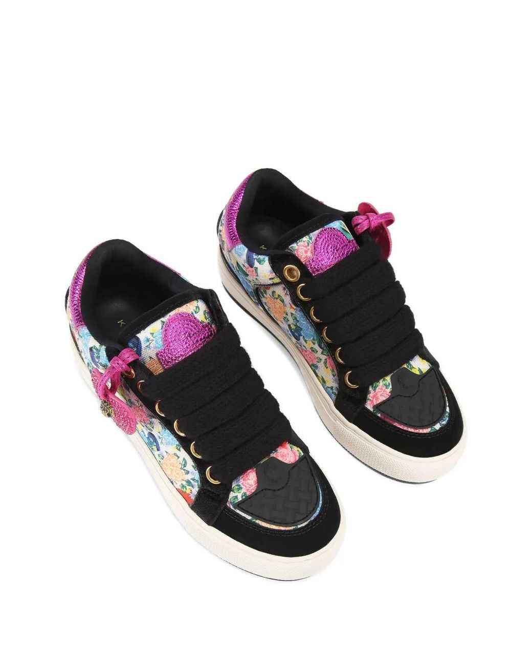 Kurt Geiger Multicolor Southbank Tag Canvas Trainers