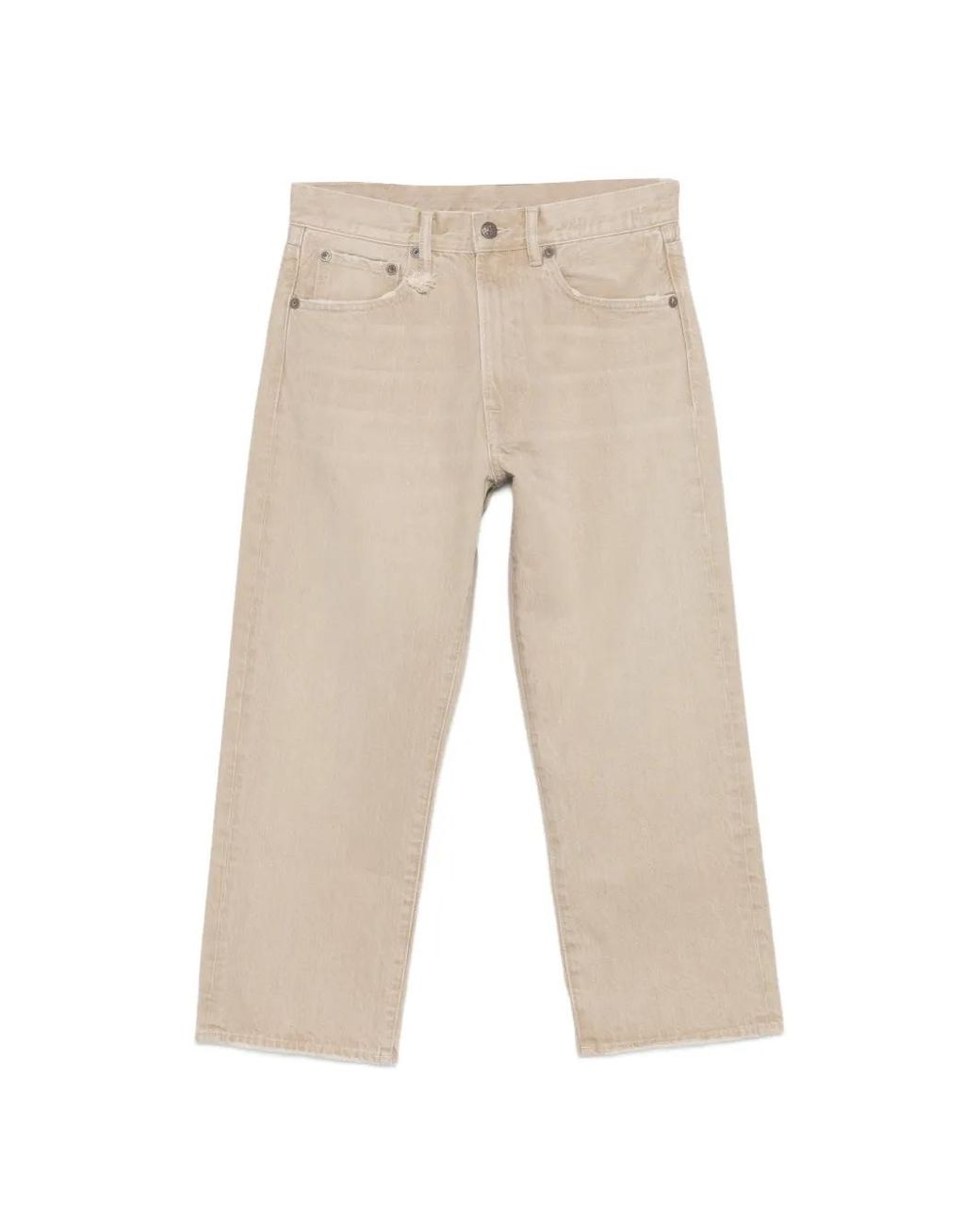 R13 White X-Fb Frayed Jeans