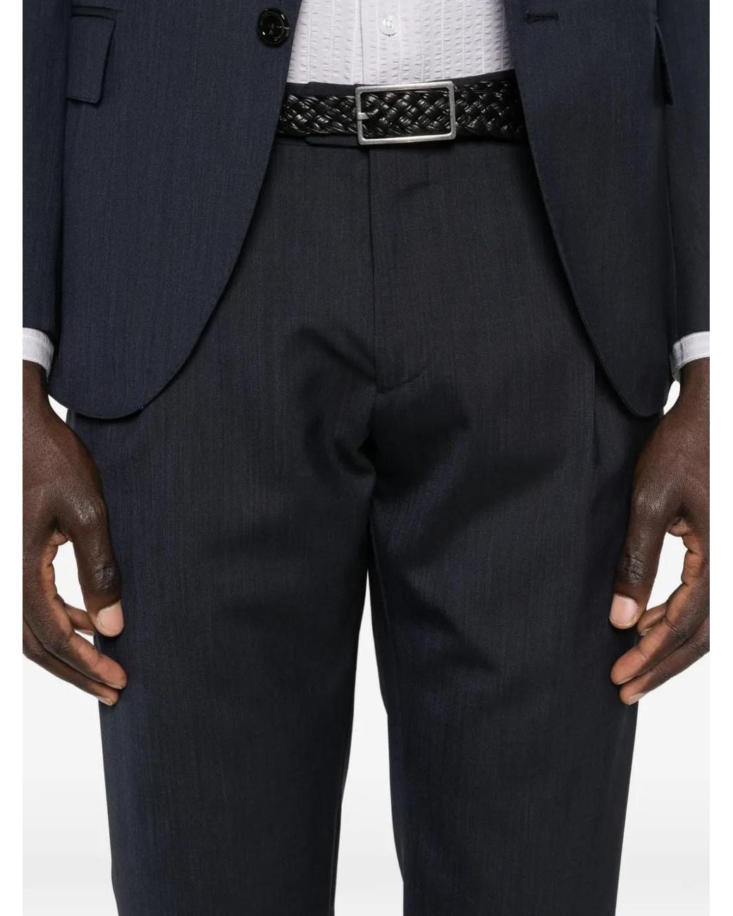 Lardini Blue Pinstripe Suit for men